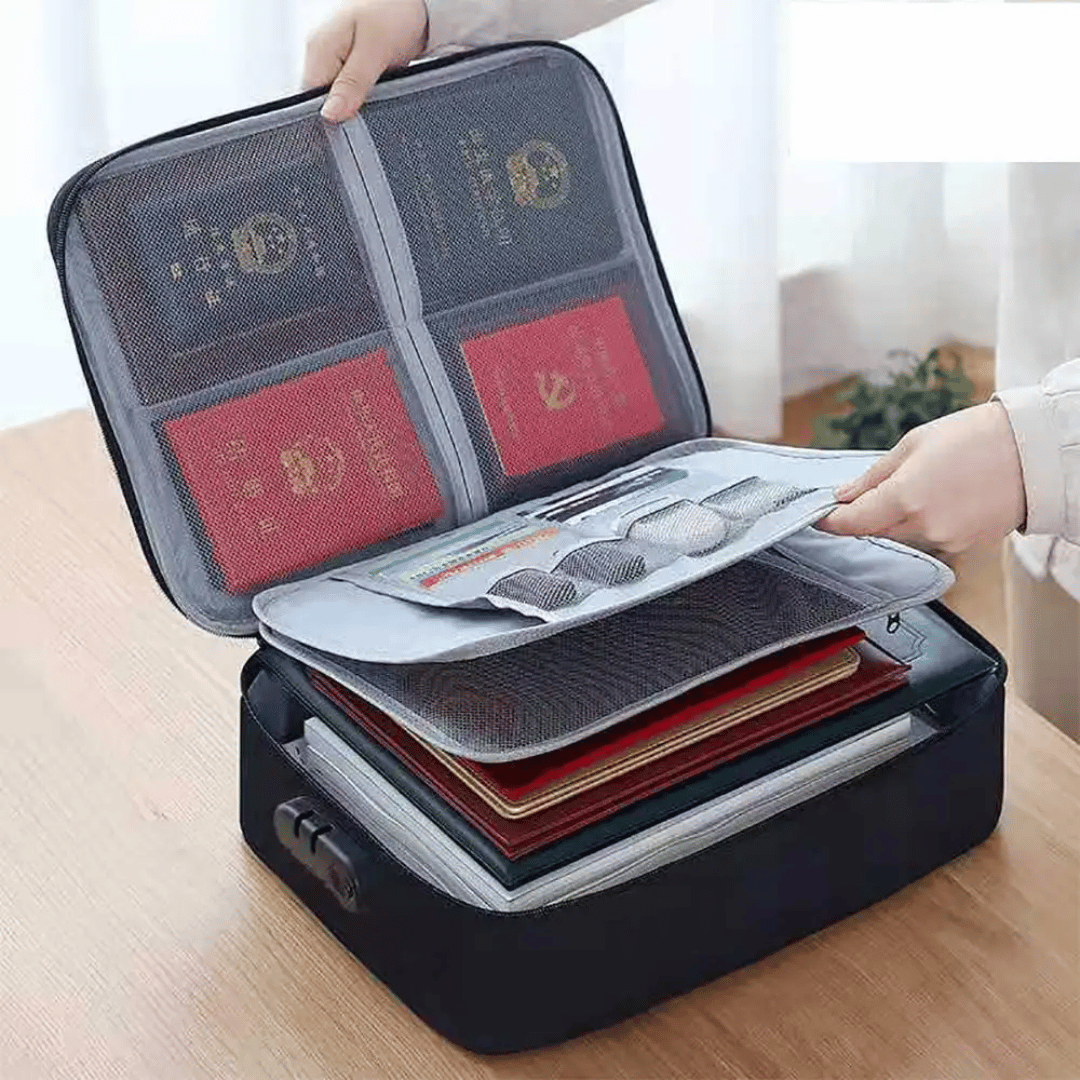 Premium Waterproof Document Storage Travel Bag